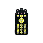 Đồ Chơi Trẻ Em Hình Hoạt Hình Reomte Đồ Gặm Nướu Silicone Cho Trẻ Sơ Sinh Trẻ Nhỏ, Chó Con Đen, Chó Con Xanh Dương, Chó Con Xanh Lá, Thỏ Đen, Thỏ Xanh Dương, Thỏ Xanh Lá, Gấu Đen, Gấu Xanh Dương, Gấu Xanh Lá