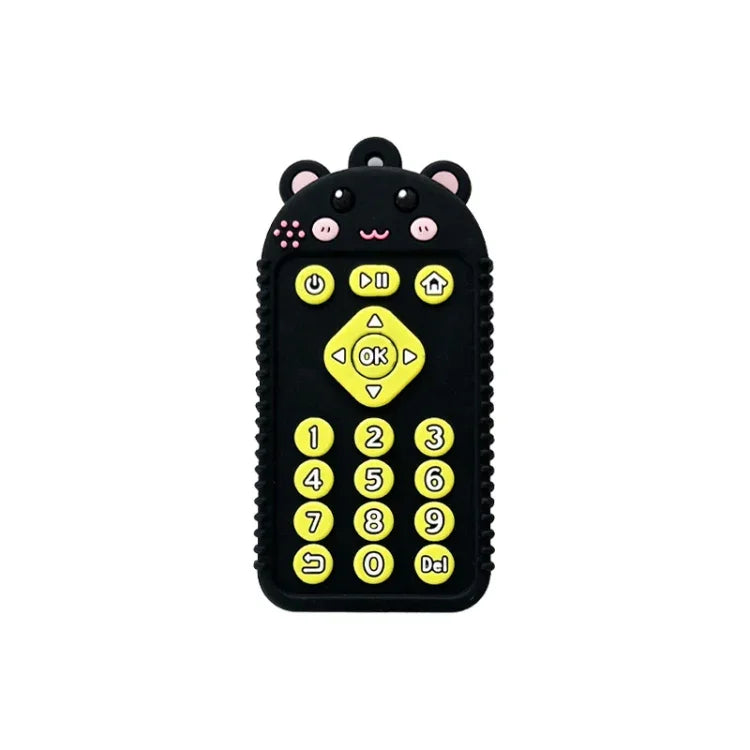 Đồ Chơi Trẻ Em Hình Hoạt Hình Reomte Đồ Gặm Nướu Silicone Cho Trẻ Sơ Sinh Trẻ Nhỏ, Chó Con Đen, Chó Con Xanh Dương, Chó Con Xanh Lá, Thỏ Đen, Thỏ Xanh Dương, Thỏ Xanh Lá, Gấu Đen, Gấu Xanh Dương, Gấu Xanh Lá