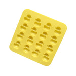 Khuôn socola silicone hình vịt vàng dễ thương, khuôn sáp sơn mài lửa, vịt vàng