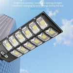 Đèn vườn năng lượng mặt trời LED sáng mạnh hàng đôi cảm ứng đèn đường, E-SMARTER W789A-6, E-SMARTER W789B-6