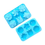 Khuôn silicone làm bánh hình hoa 6 ô DIY khuôn xà phòng thủ công, 6 ô hoa