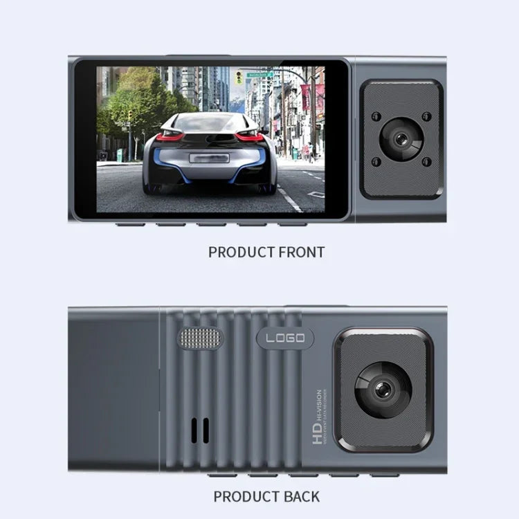 Camera 3 ống kính màn hình IPS 3 inch WiFi cho xe hơi, Camera hành trình 1080P có tầm nhìn ban đêm cho ô tô, 32G, 64G
