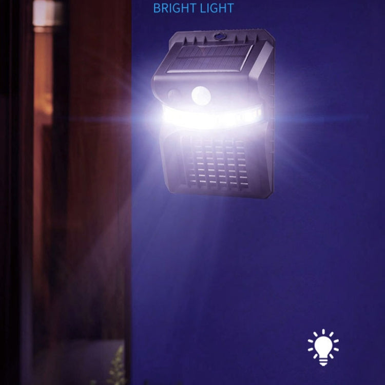 Đèn tường năng lượng mặt trời LED E-SMARTER W792 có ánh sáng tím, chức năng diệt muỗi, cảm biến thông minh cho người, đèn sân vườn ngoài trời, ánh sáng trắng, ánh sáng trắng + vàng