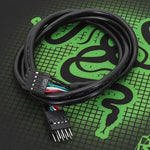 Cáp nối dài USB2.0 9Pin cho bo mạch chủ, dây bọc kép 26AWG, dài 20cm, 30cm, 50cm, 60cm
