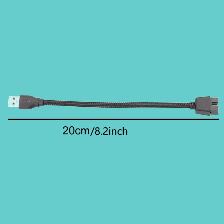 Cáp chuyển đổi USB-A đực sang 9Pin bo mạch chủ tích hợp RGB dữ liệu ra cổng U ngoài, USB-A đực sang 9Pin