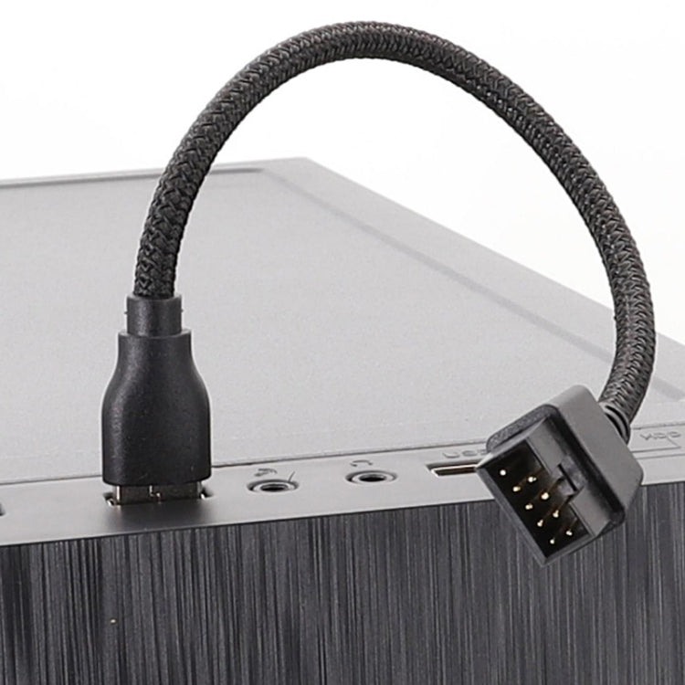 Cáp chuyển đổi USB-A đực sang 9Pin bo mạch chủ tích hợp RGB dữ liệu ra cổng U ngoài, USB-A đực sang 9Pin