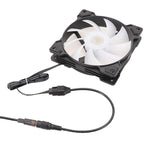 Cáp quạt case 4Pin nguồn DC5521 sang 12V, DC5521 sang 12V 4Pin