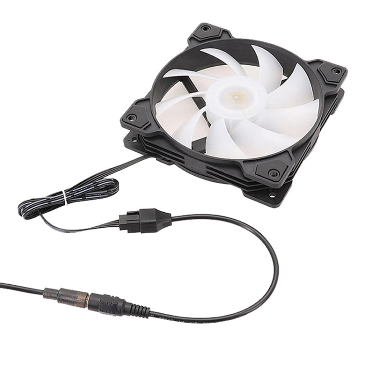 Cáp quạt case 4Pin nguồn DC5521 sang 12V, DC5521 sang 12V 4Pin