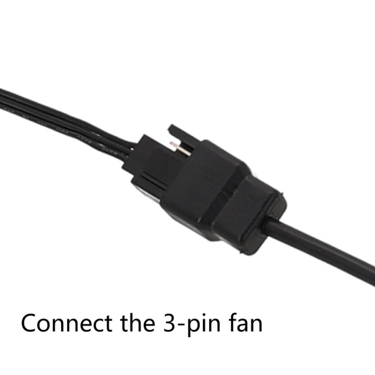 Cáp quạt case 4Pin nguồn DC5521 sang 12V, DC5521 sang 12V 4Pin