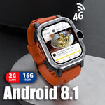 Đồng hồ thông minh LOKMAT APPLLP 4 MAX 2.02 inch Android 8.1 mạng đầy đủ Wifi thẻ Bluetooth, 2G+16G (Xanh hải quân), 2G+16G (Bạc)