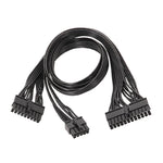 Cáp phẳng module cho EVGA 10Pin / 18Pin sang 24Pin, cáp nối card đồ họa, dài 60cm cho EVGA