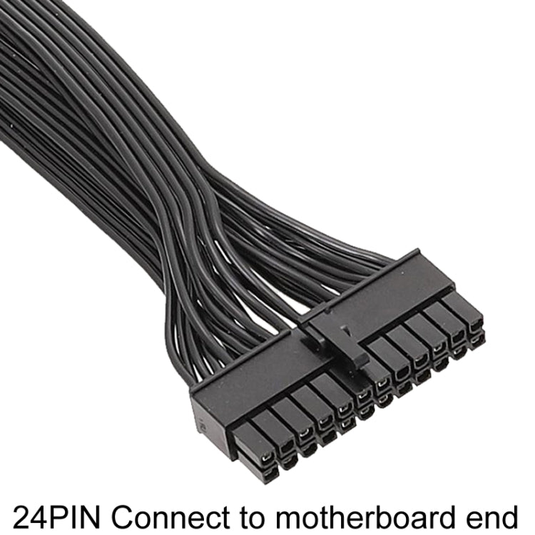 Cáp phẳng module cho EVGA 10Pin / 18Pin sang 24Pin, cáp nối card đồ họa, dài 60cm cho EVGA