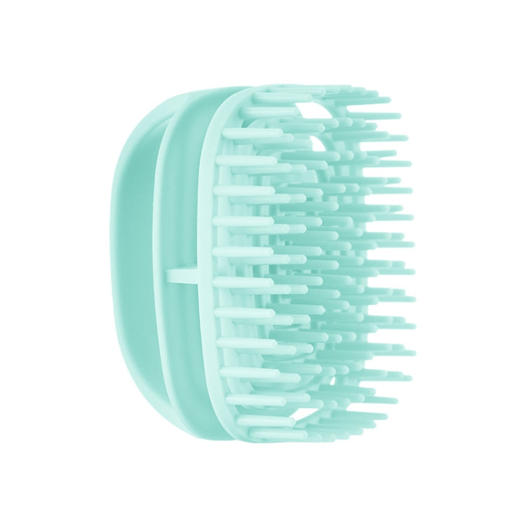 Bàn chải gội đầu silicon làm sạch da đầu, bàn chải massage cầm tay dùng khi tóc ướt và khô