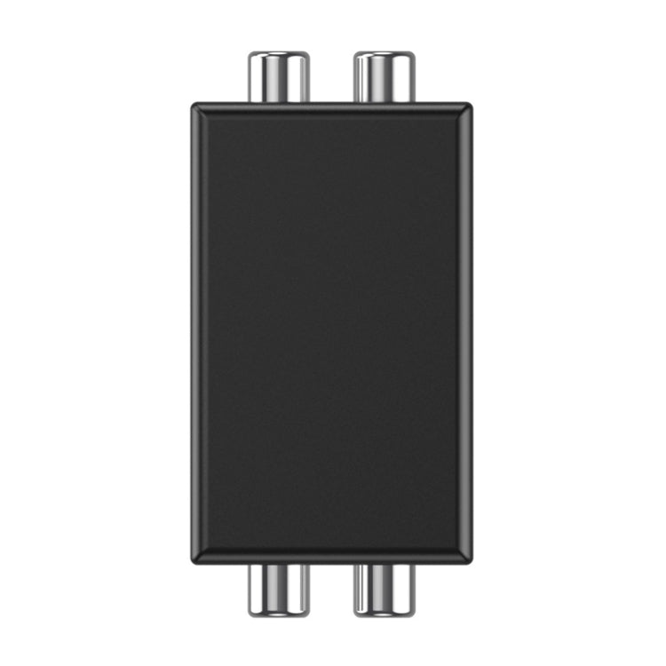 Bộ cách ly vòng đất âm thanh RCA chống nhiễu, giảm tiếng ồn, loại bỏ tiếng ồn dòng điện, bộ thu Bluetooth, hình vuông, hình bầu dục