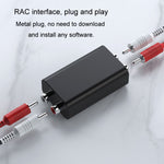 Bộ cách ly vòng đất âm thanh RCA chống nhiễu, giảm tiếng ồn, loại bỏ tiếng ồn dòng điện, bộ thu Bluetooth, hình vuông, hình bầu dục