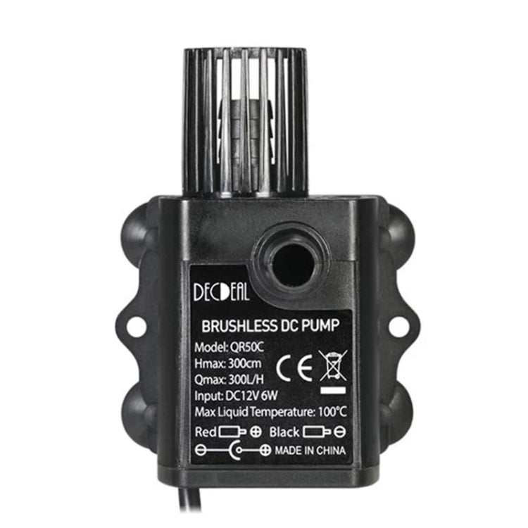 Bơm nước tuần hoàn lạnh không chổi than DC12V, Mã QR50C