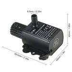 Bơm nước tuần hoàn lạnh không chổi than DC12V, Mã QR50C