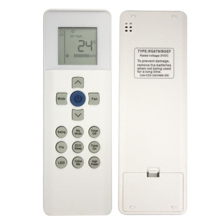 Điều khiển từ xa máy lạnh Carrier RG67N BGEF