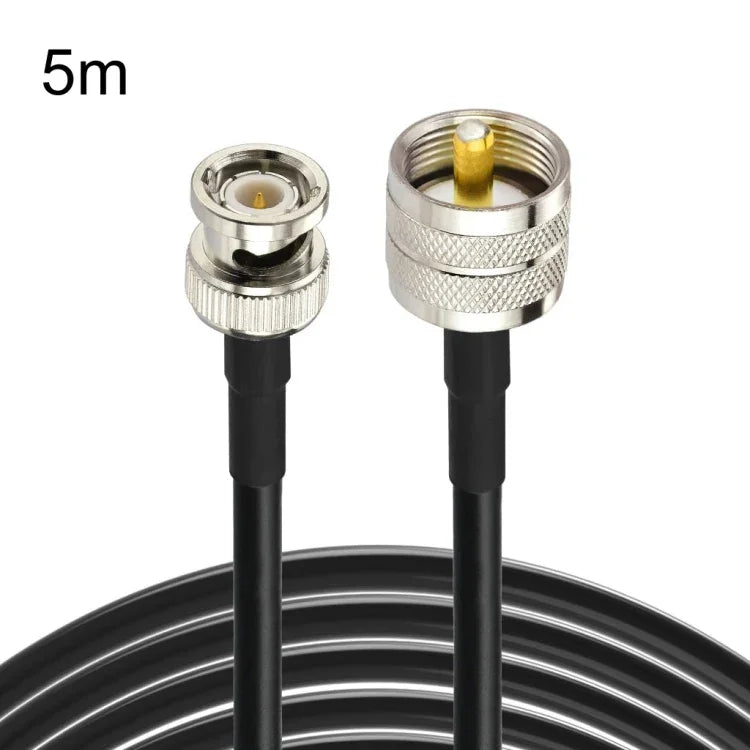 Cáp chuyển đổi BNC đực sang UHF đực RG58, 0.5m, 1m, 2m, 3m, 5m, 8m, 10m