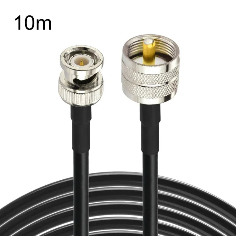 Cáp chuyển đổi BNC đực sang UHF đực RG58, 0.5m, 1m, 2m, 3m, 5m, 8m, 10m