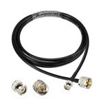 Cáp chuyển đổi BNC đực sang UHF đực RG58, 0.5m, 1m, 2m, 3m, 5m, 8m, 10m