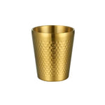 Cốc búa đôi lớp dày bằng thép không gỉ 304, cốc trà nhà hàng, dung tích 175ml, 260ml, 300ml, 350ml, 450ml