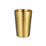 Cốc búa đôi lớp dày bằng thép không gỉ 304, cốc trà nhà hàng, dung tích 175ml, 260ml, 300ml, 350ml, 450ml