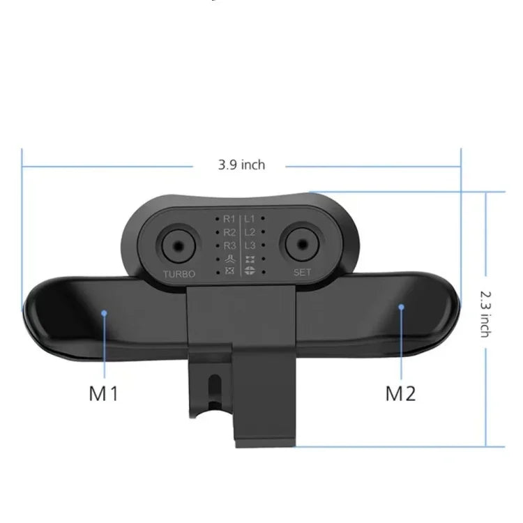 For PS4 Controller Back Button Attachment Programmable & TURBO Function