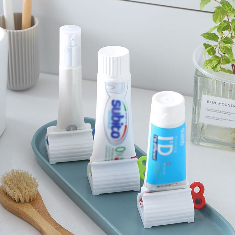 Dụng cụ vắt kem rửa mặt phòng tắm bằng tay, kẹp bóp kem đánh răng tiện lợi cho gia đình
