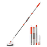 Bàn chải làm sạch vòi sen với tay cầm điều chỉnh dài 52 inch, bàn chải chà gạch bồn tắm, Bộ 1, Bộ 2, Bộ 3, Bộ 4, Bộ 5