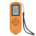 Máy đo độ dày lớp phủ HW-300S chính xác cao chống trượt, đo độ dày màng sơn, màn hình ngang màu cam, màn hình dọc màu cam, màn hình ngang màu đen, màn hình dọc màu đen