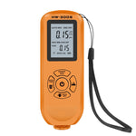 Máy đo độ dày lớp phủ HW-300S chính xác cao chống trượt, đo độ dày màng sơn, màn hình ngang màu cam, màn hình dọc màu cam, màn hình ngang màu đen, màn hình dọc màu đen