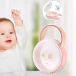 Hộp Đựng Núm Vú Hình Gấu Trúc Hoạt Hình Cho Bé Hộp Bụi Trong Suốt Di Động