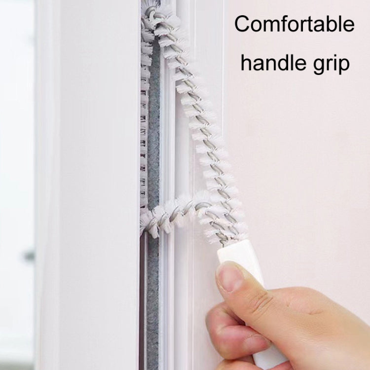 Dụng cụ làm sạch rãnh cửa sổ đa năng, bàn chải khe bếp gia đình