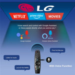 Điều khiển từ xa đa chức năng cầm tay Bluetooth hồng ngoại cho TV LG, AKB75855501 có giọng nói