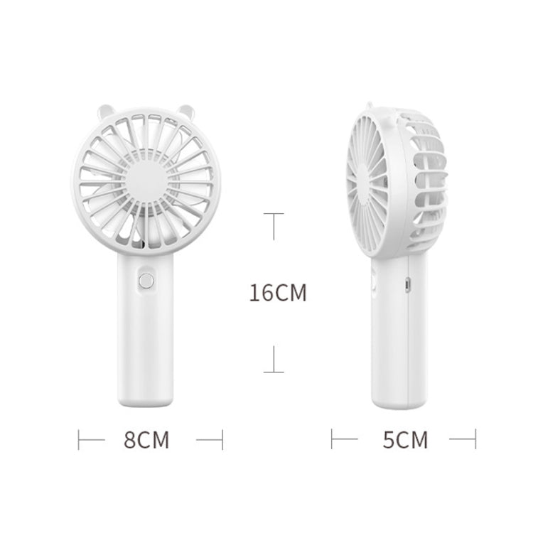Quạt cầm tay mini USB sạc lại, giá đỡ điện thoại để bàn di động