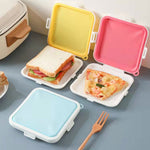Hộp bảo quản bánh mì sandwich giữ tươi, hộp đựng cơm trưa di động bằng silicone