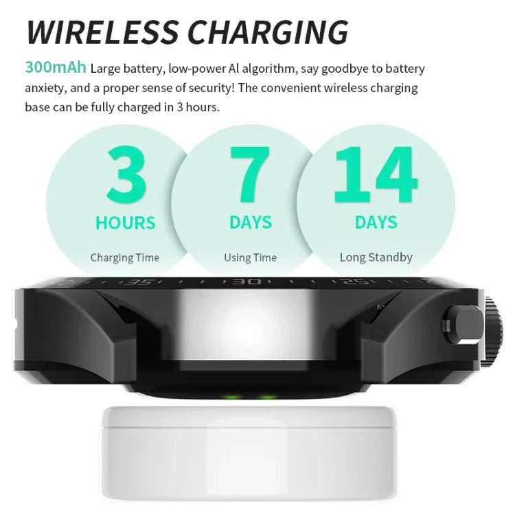 Đồng hồ thông minh HW28 màn hình 1.39 inch chống nước IP67, theo dõi sức khỏe, gọi Bluetooth với thanh toán NFC