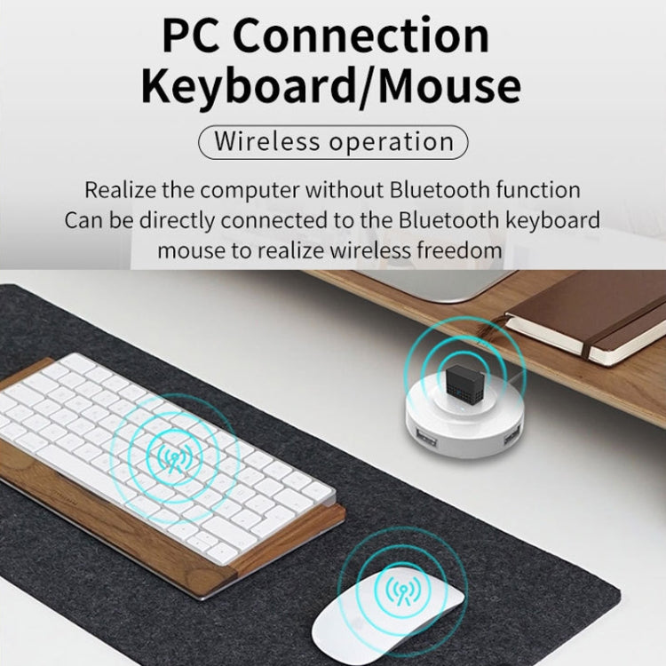Bộ chuyển đổi USB Bluetooth 5.4 phát thu âm thanh PC, Bluetooth 5.4