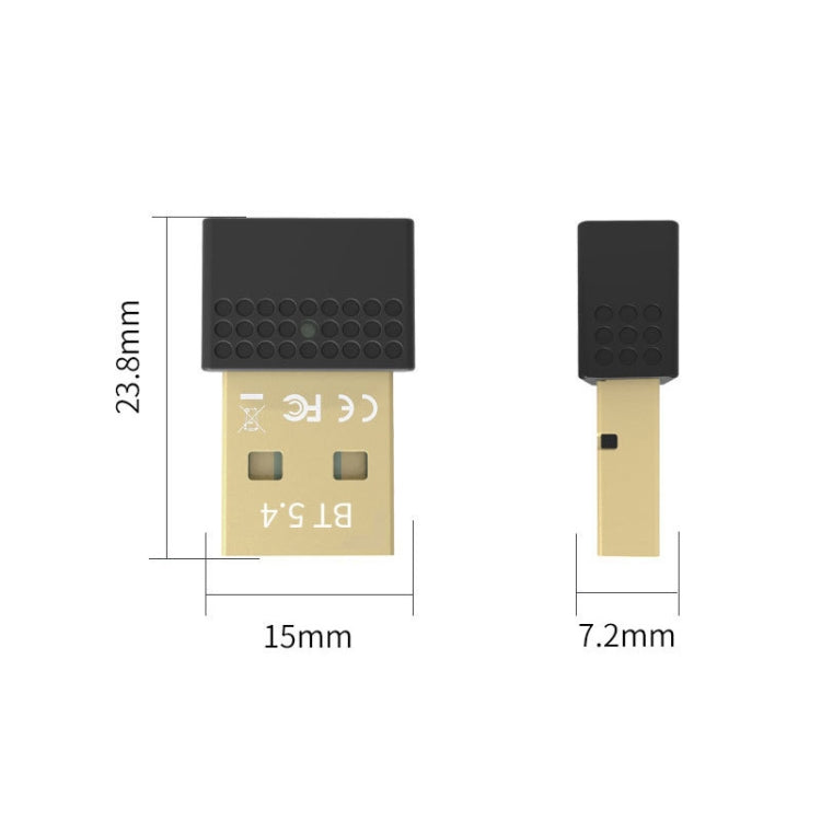 Bộ chuyển đổi USB Bluetooth 5.4 phát thu âm thanh PC, Bluetooth 5.4