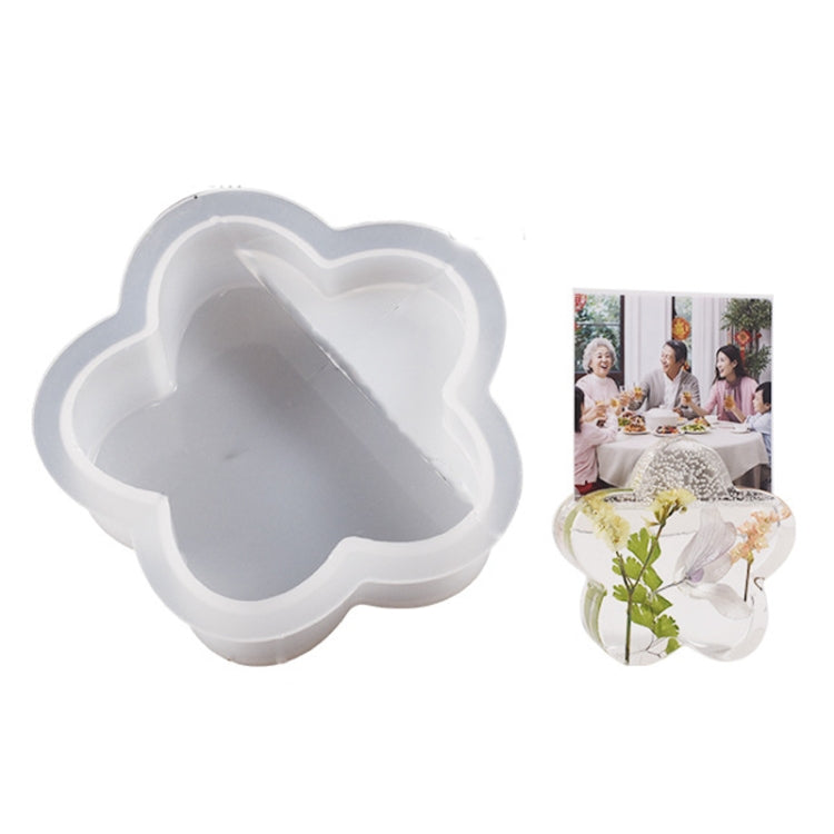 2 cái khuôn kẹp ảnh đựng danh thiếp làm thủ công bằng keo epoxy pha lê, bán nguyệt 003, hoa 004, hình trái tim 001, lục giác 002, mây 005, cầu vồng 006