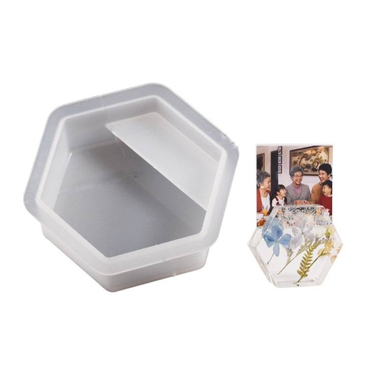2 cái khuôn kẹp ảnh đựng danh thiếp làm thủ công bằng keo epoxy pha lê, bán nguyệt 003, hoa 004, hình trái tim 001, lục giác 002, mây 005, cầu vồng 006