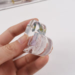 2 cái khuôn kẹp ảnh đựng danh thiếp làm thủ công bằng keo epoxy pha lê, bán nguyệt 003, hoa 004, hình trái tim 001, lục giác 002, mây 005, cầu vồng 006