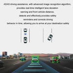 Máy ghi hình lái xe Android ADAS HD 1080P có tầm nhìn ban đêm USB, Ống kính đơn, Ống kính kép, Phiên bản ống kính đơn có WIFI