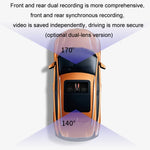 Máy ghi hình lái xe Android ADAS HD 1080P có tầm nhìn ban đêm USB, Ống kính đơn, Ống kính kép, Phiên bản ống kính đơn có WIFI