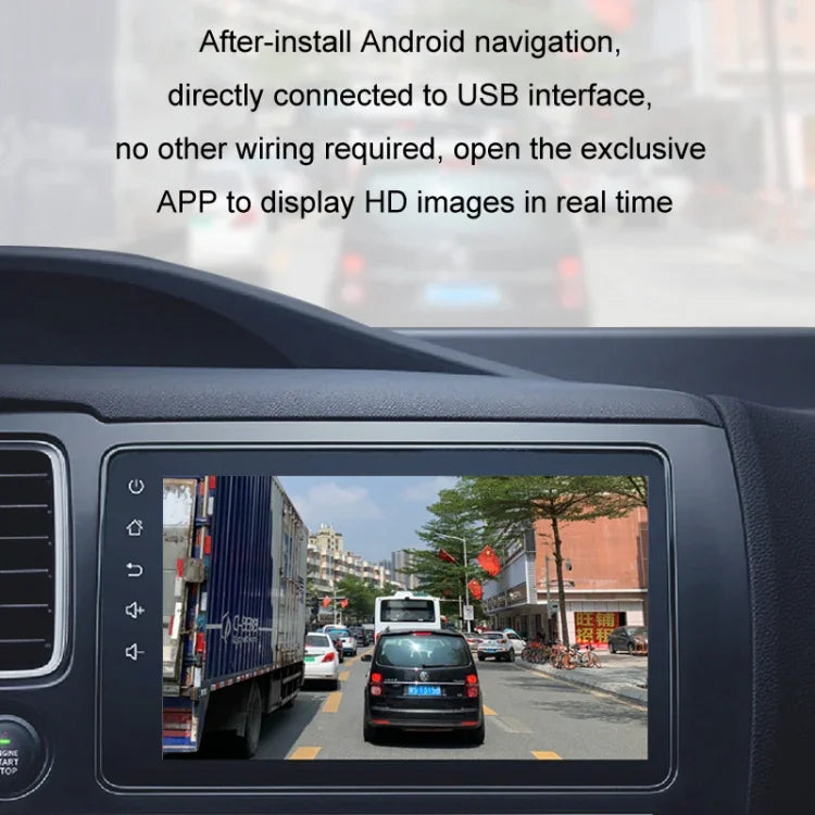 Máy ghi hình lái xe Android ADAS HD 1080P có tầm nhìn ban đêm USB, Ống kính đơn, Ống kính kép, Phiên bản ống kính đơn có WIFI