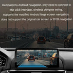Máy ghi hình lái xe Android ADAS HD 1080P có tầm nhìn ban đêm USB, Ống kính đơn, Ống kính kép, Phiên bản ống kính đơn có WIFI