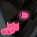 4pcs /Set Luminous Car Motorcycle Tire Modified Valve Cap, Orange Red White Skull, Orange Red Black Flag, Orange Red Red Skull, Orange Red Sports Car, Pink White Skull, Pink Black Flag, Pink Red Skull, Pink Sports Car, Yellow White Skull               ...