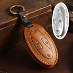 For Korean Hyundai Hallmo Car Handmade Key Bag, 5 Keys Brown, 5 Keys Blue, 5 Keys Black, 7 Keys Brown, 7 Keys Blue, 7 Keys Black