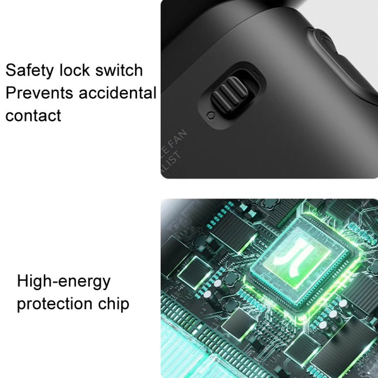 Quạt cầm tay nhỏ tốc độ cao JisuLife Life9, quạt điện để bàn mini USB sạc lại, 3600mAh, 5000mAh